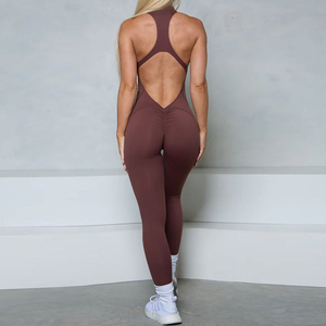 Sujetador Deportivo de Yoga para Mujer, de Primera Calidad, Ligero, Transpirable, Ecológico, Sin Costuras, con Soporte Alto, Cuello en U, Logotipo Frontal, Servicio OEM - Product Image 4