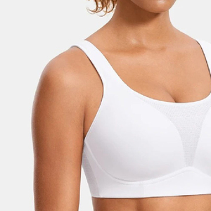 Women High Support Sports <b>Bra</b> Soft <b>Stretch</b> Athletic Workout Fitness Gym Running Training Activewear Top - Product Image 4