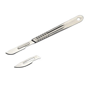 ด้ามมีดผ่าตัดทรงกลมสำหรับงานทันตกรรม ทำจากสแตนเลสและไทเทเนียม อุปกรณ์ทางการแพทย์ ราคาถูก รับผลิตตามแบบ OEM - Product Image 2