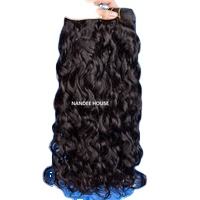 Paquetes de Cabello Humano Virgen al por Mayor de 24 Pulgadas con Cutícula Alineada y Cierre, Cabello Remy Indio con Doble Trama a Máquina en Color Natural - Product Image 5