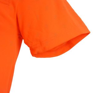 Camiseta de Trabajo de Seguridad de Manga Corta de Alta Visibilidad Naranja, Camiseta de Seguridad Reflectante con Bolsillo y Logotipo Personalizable a Precio Económico - Product Image 5