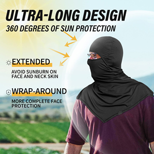 High Quality Long <b>Balaclava</b> Full Neck Coverage Face Mask For Summer Outdoor Sport Breathable Hood For Cycling Motorbike - Product Image 5