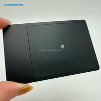 Cartes NFC en métal personnalisables, cartes de visite en métal avec gravure