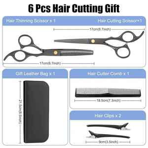 Ciseaux de barbier professionnels de haute qualité, design unique, acier inoxydable, fabrication sur mesure, vente en gros ADI-1115 - Product Image 5