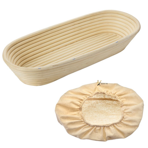 Hot Customized KV NATURAL HOME KVRB Vietnamese Handmade Reusable Rattan Wicker <b>Bread</b> Proofing <b>Basket</b> Set for <b>Bread</b> Fermentation - Product Image 3