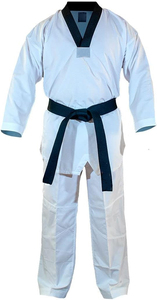 Uniforme de Taekwondo al por Mayor, Dobok Blanco Resistente para Escuelas de Artes Marciales - Product Image 5