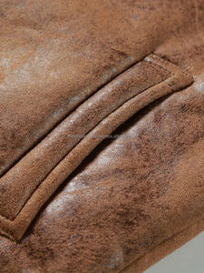 Latest Fashion Regular Fit Genuine Leather Fashion <b>Jackets</b> <b>Men's</b> Top Quality Premium Design Leather Fashion <b>jacket</b> for <b>men</b> - Product Image 5