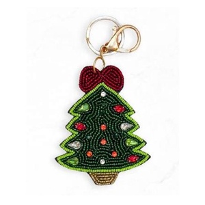 Palm <b>Tree</b> Glass Beaded Bag Charms Hold to Keys or Bag Charm Key Chains for Girls Woman Bag Purse Car Key Birthday Gift Accessory - Product Image 5