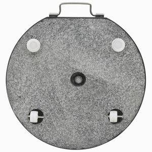 Granito nero 62.8 lb rotondo parasole Base per Patio ombrelloni & basi - Product Image 3
