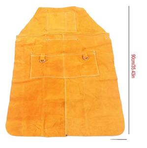 Delantal de cuero dividido reflectante de alta calidad, chaleco dividido de vaca resistente al calor, mejor precio, nuevo producto - Product Image 5