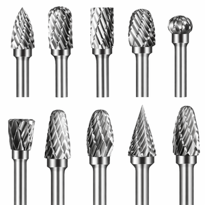 Strong Ostricch Carbide Rotary File 3*6mm Steel WoodworkingStainless Steel Rotary Carving Bits 1/8 Inch Handle Diamond Coated Gr - Product Image 5