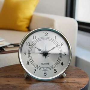 Horloge de bureau au design moderne, silencieuse, sans tic-tac, décoration d'intérieur, horloge de table - Product Image 4