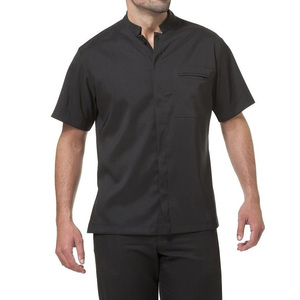 Men Hairdressing Beauty Salon <b>Tunic</b> Shirt Mens Fancy Hairdressing Uniform <b>Tunic</b> Top Hospital <b>Nursing</b> Scrubs for Men with logo - Product Image 5