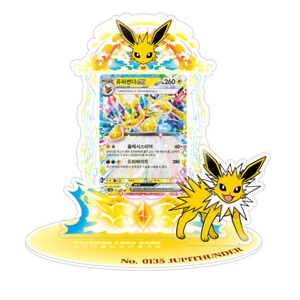 Pour Pokémon JUPITHUNDER version coréenne. Support de carte en acrylique pour l'affichage de la collection d'anime et de jeux - Product Image 2