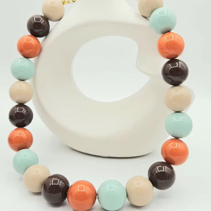 Resin Crafts <b>neckless</b> jewelry best quality latest design For womens party ware - Product Image 3