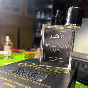 Parfum unisexe 50 ml, flacon en verre transparent, bouchon noir, spray aromatique longue durée, haute concentration EDP Million Code Eau De Parfum - Product Image 5