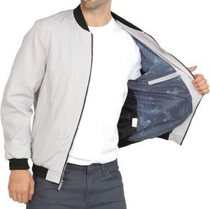 <b>Mens</b> Casual Lightweight <b>Jacket</b> Softshell <b>Flight</b> Bomber <b>Jacket</b> Windbreaker Breathable Plus Size <b>Men's</b> <b>Jackets</b> From Pakistan - Product Image 5
