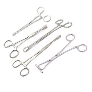 Pinza de Sujeción de Esponjas de Acero Inoxidable Manual de Buena Calidad, Reutilizable, Instrumentos Quirúrgicos WARSAW MEDICAL WM-HF-08 CE - Product Image 3