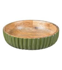 Bol de service en bois enduit d'émail au design moderne Meilleure vente Bol de service en bois réutilisable multifonctionnel pour plats de cuisine moderne - Product Image 2