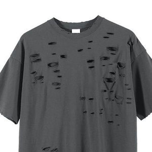Camisetas de Hombre de Primera Calidad con Efecto Desgastado, 100% Algodón, Diseño de Logotipo Personalizado, Ecológicas, Transpirables, de Manga Corta, Corte Regular - Product Image 2