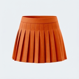 Service OEM, jupe pour femme de haute qualité, respirante, légère, séchage rapide, couleurs unies, 100% coton, style décontracté, coupe trapèze - Product Image 6