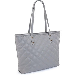 Sac seau en cuir véritable imperméable avec fermeture éclair et chaînes, grand sac de voyage, de travail ou de shopping, toutes saisons, vente en gros - Product Image 5