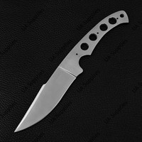 Couteau de survie et de chasse OEM en acier au carbone 1095 de haute qualité, à pointe tombante et bord biseauté, 8 pouces, extra tranchant, pour camping en extérieur - Vente chaude