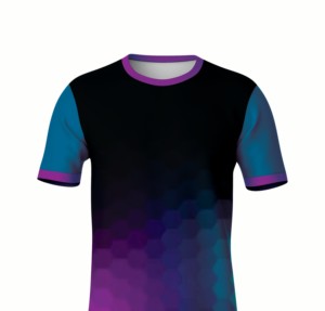 Camiseta Deportiva de Entrenamiento con Sublimación, Elástica, para Fitness y Running - Product Image 4