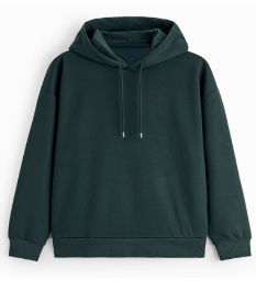 Sweat-shirt à capuche en molleton 350 g/m² pour homme, logo personnalisé, 100 % coton, épais, lourd, surdimensionné, streetwear, pull-over pour homme - Product Image 4
