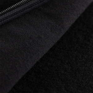 Men's Hooded <b>Fleece</b> <b>Jacket</b> <b>Black</b> Olive Green Color Block Zipper Closure Windproof Casual Autumn Wear - Product Image 5