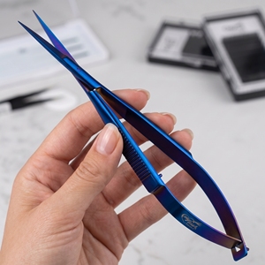 Small Professional Grooming Shears Stainless Steel Curved Blade Fine Tip Right-<b>Handed</b> Durable <b>Nail</b> Art for Beauty Detailing <b>Nail</b> - Product Image 6