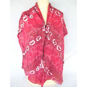 Wholesale Cheap 100% Custom Printing Viscose Tie Dye Paisley <b>Bandana</b> Tie Dye Bandhani Printed Scarf Stole Soft Lightweight - Product Image 4