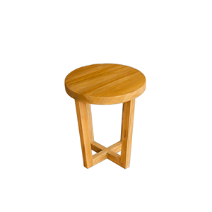 Table ronde en teck massif de qualité supérieure, très demandée, orientée vers l'exportation, pour l'intérieur et l'extérieur, chambre, jardin, hôtel, villa, à vendre - Product Image 1