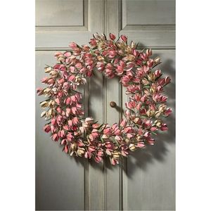 Guirnalda de Pared Vintage de Madera Plateada Envejecida con Estrellas y Piñas, Decoración Rústica de Invierno para Puerta - Product Image 5