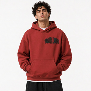 Sudadera con Capucha Personalizada para Hombre, Tejido Grueso, Algodón Pesado, Estilo Urbano, Informal, Prenda de Moda - Product Image 3