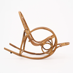 Fauteuil à bascule pour enfant en rotin artisanal, élégant, style vintage, vente en gros du Vietnam - Product Image 4