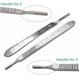 Professional No. <b>3</b> Surgical Scalpel Detachable Handle Long-Lasting Steel Blade Holder Easy Grip Manual Power by optitech - Product Image 1