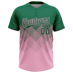 เสื้อเบสบอลซอฟต์บอลแบบสองกระดุม ชุดยูนิฟอร์มสำหรับเด็ก วัยรุ่น ผู้ชาย ผู้หญิง ชุดกีฬา พิมพ์ลายแบบ Sublimation - Product Image 2