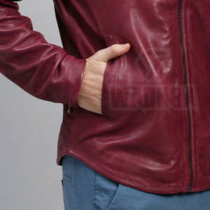 Veste d'hiver en cuir respirant style streetwear, grande taille, veste en cuir tendance pour homme - Product Image 5