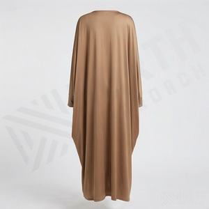 Nuevo Estilo de Moda Femenina, Abaya con Mangas de Murciélago, Color Personalizado, Diseño Holgado, Talla Única, Vestidos Musulmanes Elegantes y Modestos - Product Image 2