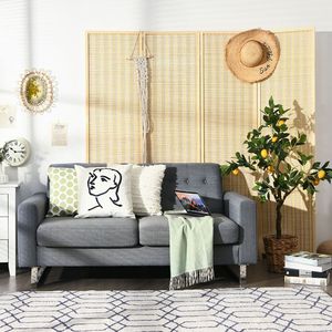 1pc 6ft Portable Folding Room Divider <b>Screen</b> 4-<b>Panel</b> Blocker for Home Office Use - Product Image 2