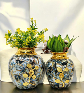 Vases en métal de décoration d'intérieur haut de gamme, vases de sol, vases de table, accessoires de décoration d'intérieur, design élégant, ODM disponible, vente en gros - Product Image 3