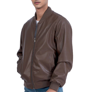 Professional Manufacture Leather Jacket For Men Comfortable Inner Lining Classic Design Made Leather Jacket For Adults - Product Image 1