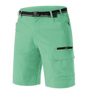 Shorts décontractés anti-rides pour hommes avec taille élastique et décoration appliquée 100% polyester pour la maison, les voyages et l'usage quotidien - Product Image 2