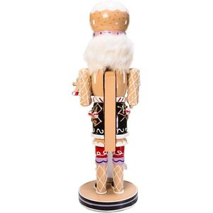 Kurt Adler Schiaccianoci di Natale in Legno da 16 Pollici, Figurina Decorativa Marrone/Beige (Colore Potrebbe Variare) - Product Image 4