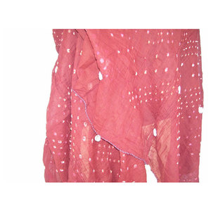 Pañuelo Bandhani de Algodón Hecho a Mano de Primera Calidad, Teñido Tradicional, Estilo Étnico, Ligero, Transpirable y Suave - Product Image 5