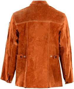 Chaqueta de Soldadura Ajustable de Cuero Dividido de Primera Calidad, Resistente al Calor, Hecha a Medida, Transpirable, Reversible, a Prueba de Viento para Invierno - Product Image 6