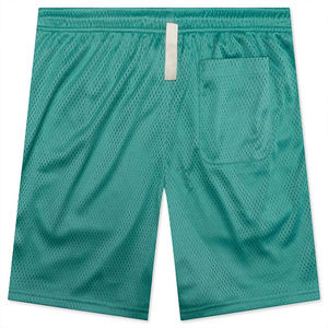 Pantalones cortos de malla para hombre, con logotipo personalizado del fabricante, para ropa urbana, deportes, correr, gimnasio, bordados, talla grande, para baloncesto. - Product Image 2