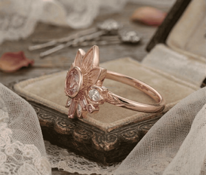 Anillo Gemnel de Alta Calidad con Zafiro Rosa, Plata de Ley 925, Piedras Naturales de Aguamarina y Topacio - Product Image 4
