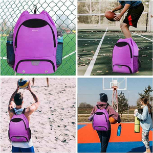 Sac à dos de sport en nylon 30-40L personnalisable, nouveaux designs, pour football, basketball, volleyball, avec compartiment séparé pour chaussures et ballon - Product Image 6